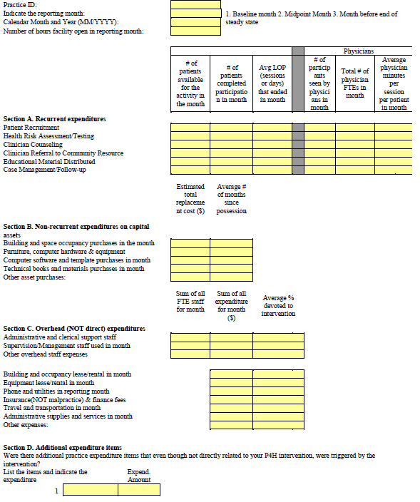 Appendix B. Example Data Collection Tools (continued) Agency for