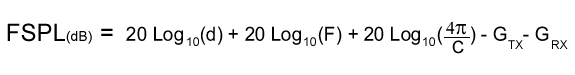 FreeSpace Path Loss Calculator