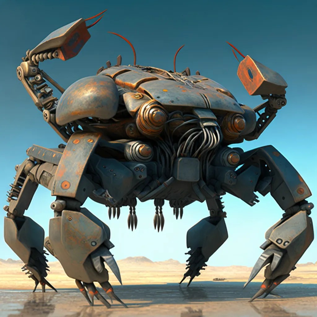 Giant Robots with Midjourney AI Demos