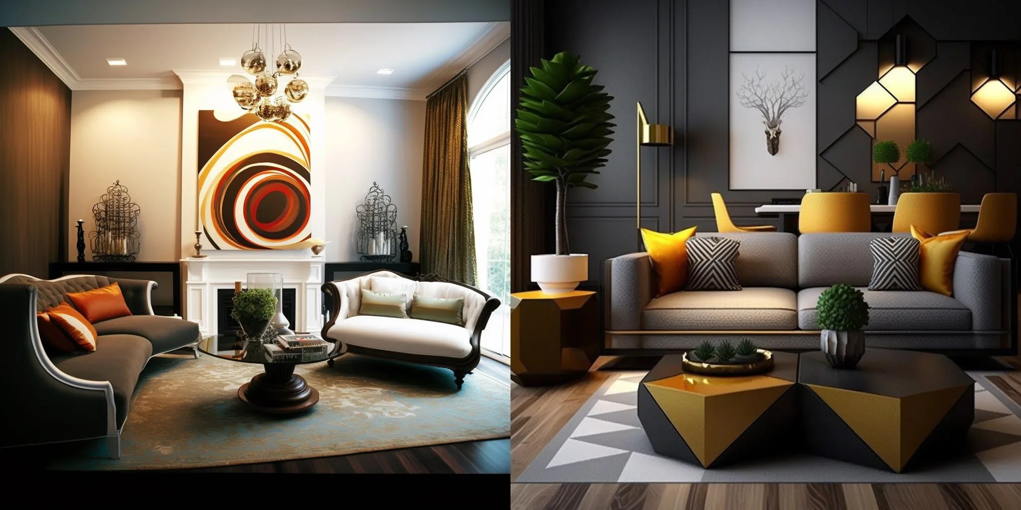 Midjourney Prompts for Interior Design AI Demos