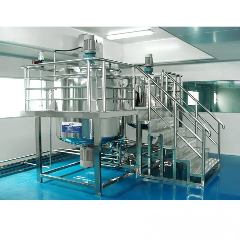 Detergent mixing tank fixed type with agitator / homogenizer Aile