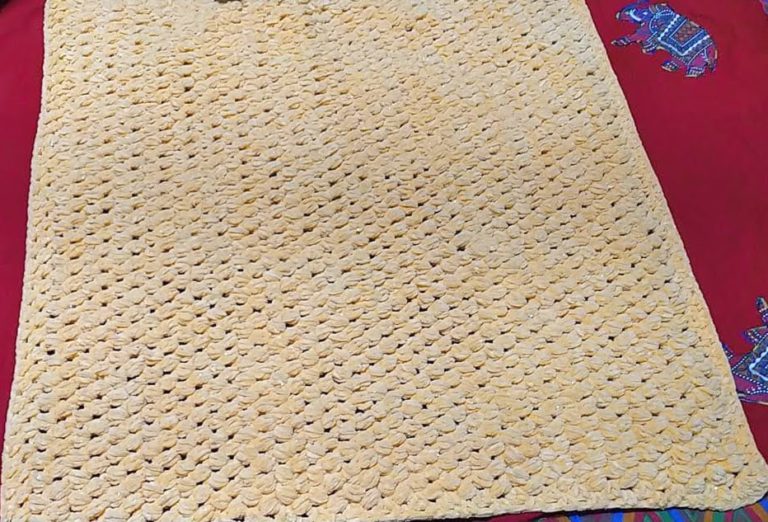 Baby blanket with Vardhman Blanket yarn! Aim Beyond Limits!