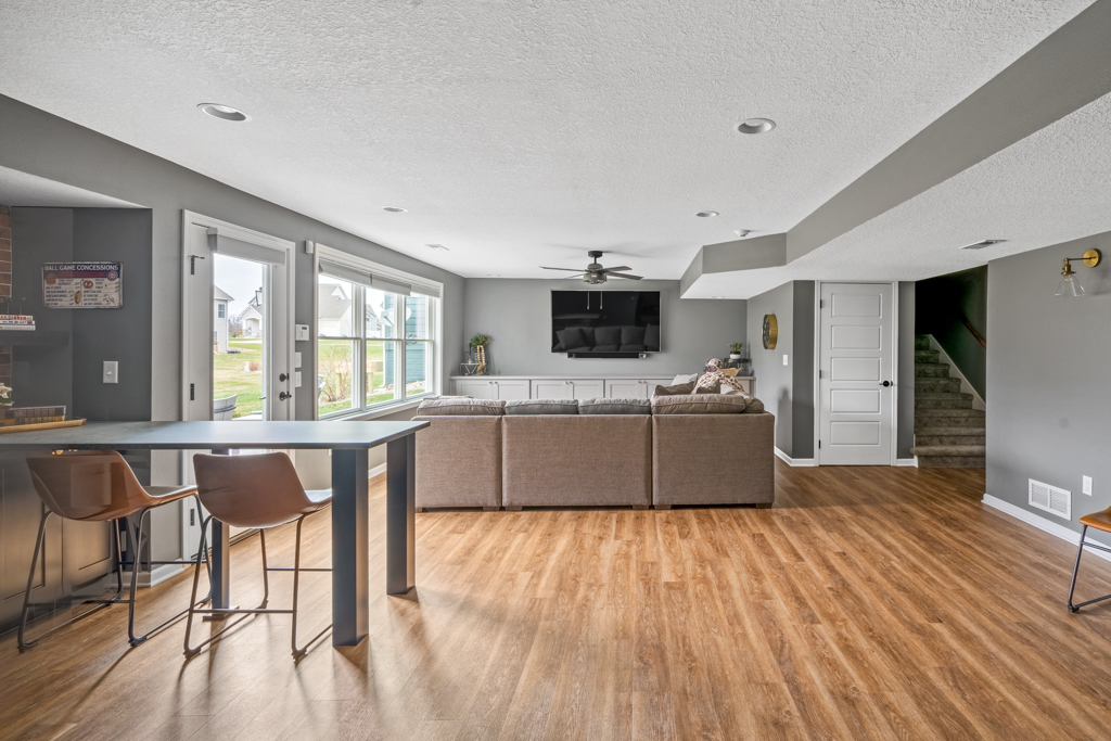 Ankeny Finished Basement by AIM Kitchen & Bath