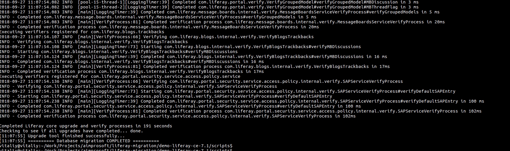 Liferay migration 6.2 to 7.1. Comprehensive guide Aimprosoft