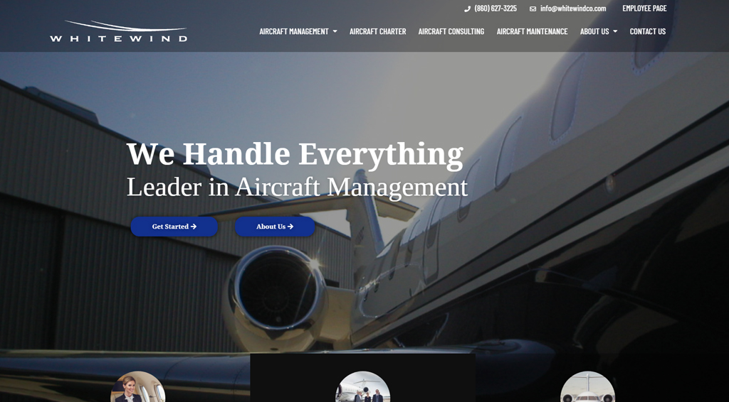 Aviation Website Design Naperville Design Marketing Custom