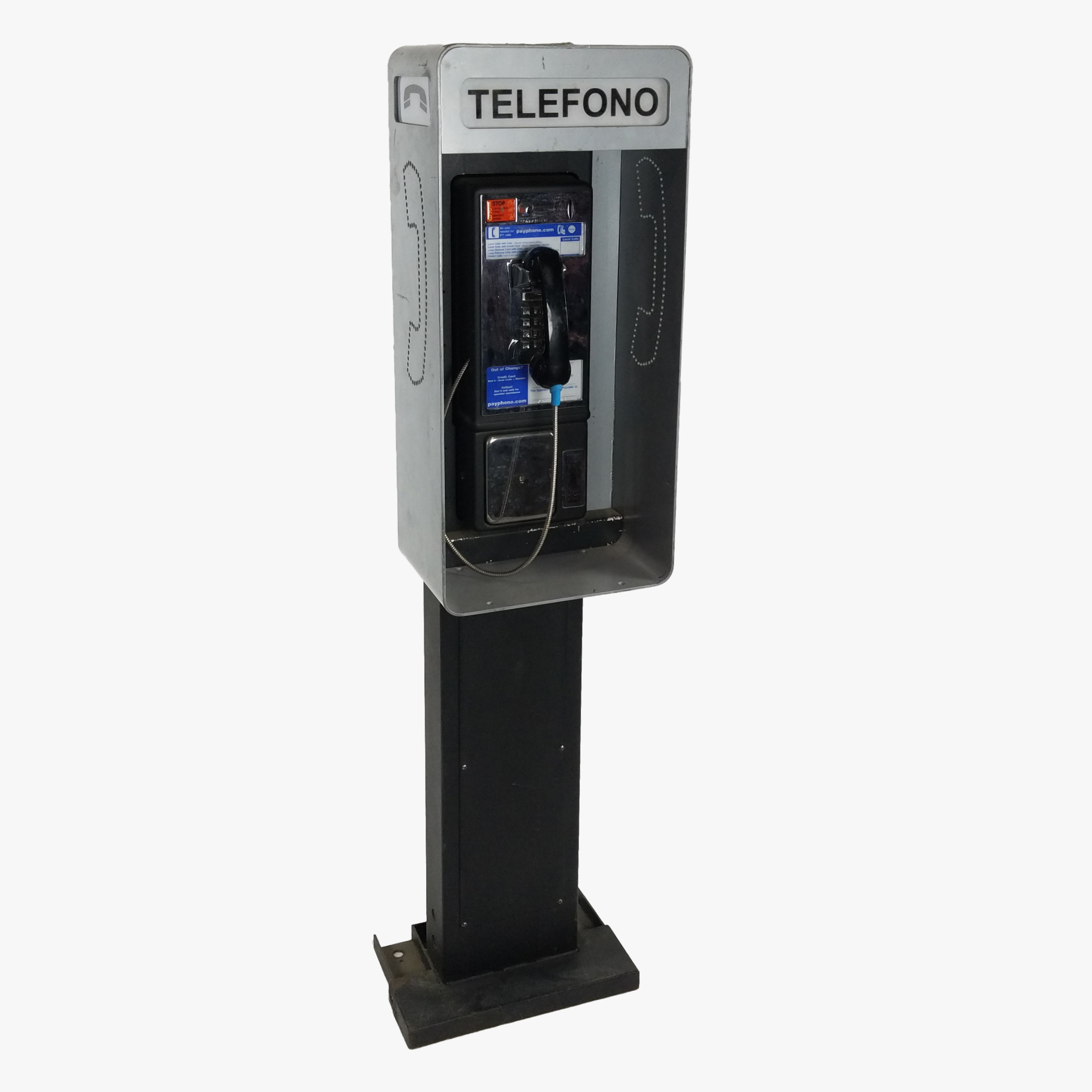 PAY PHONE / PEDESTAL / ALUMINUM TELEFONO Air Designs