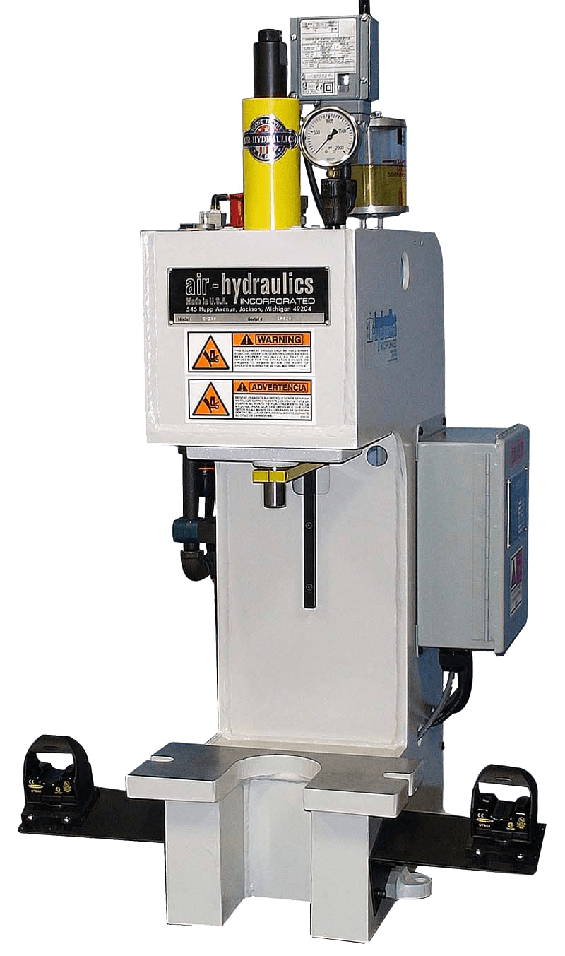 2.5 Ton to 15 Ton Air Hydraulic Presses Hydraulic Alternative