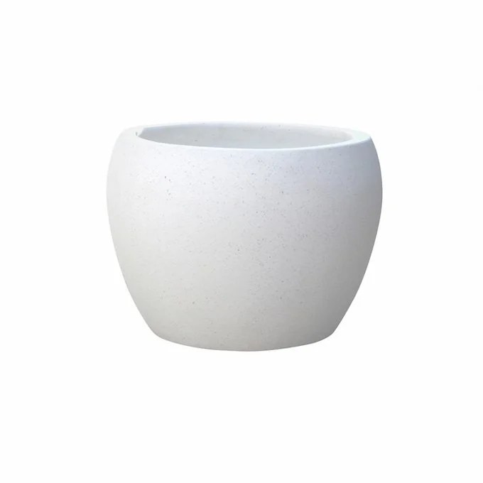 3.5 inch White Round Ceramic Planter Airifier