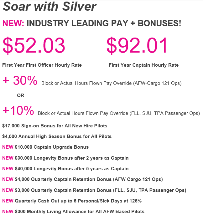 Silver Airways Pilot Careers and Programs