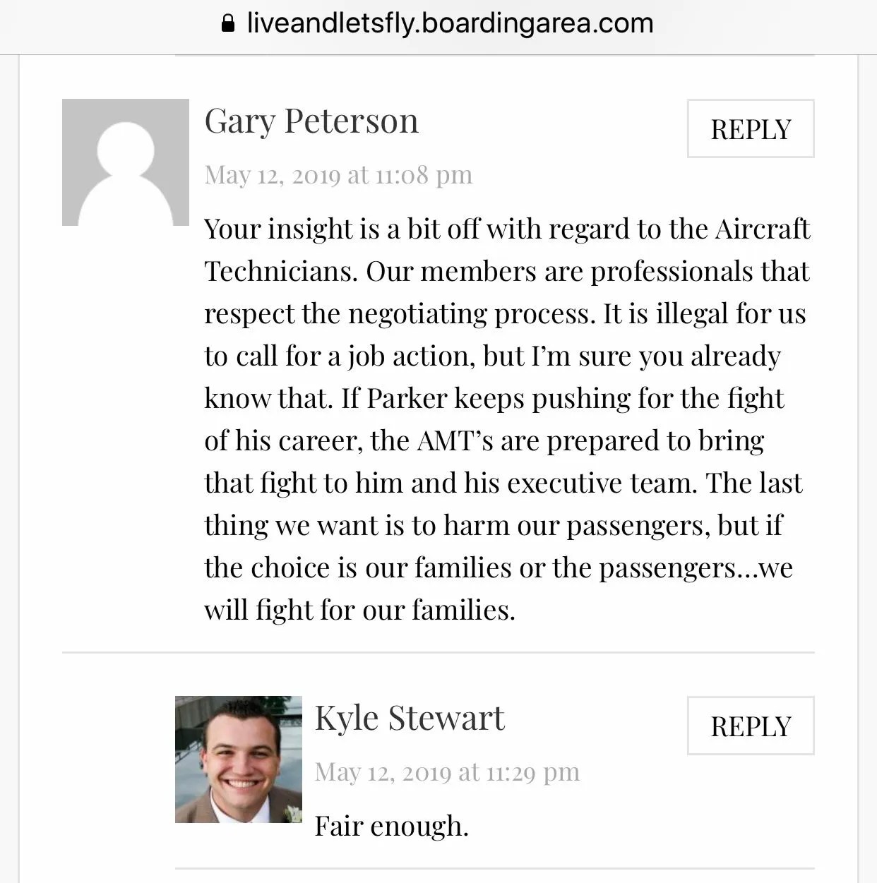 American Airlines and Labor Negotiations Page 1189 Airline Forum
