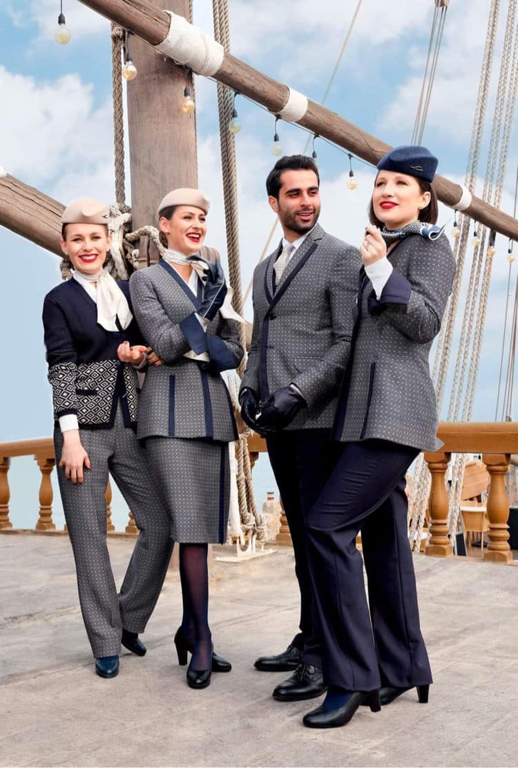 Kuwait Airways unveils its new crew uniform designed by Italian Fashion