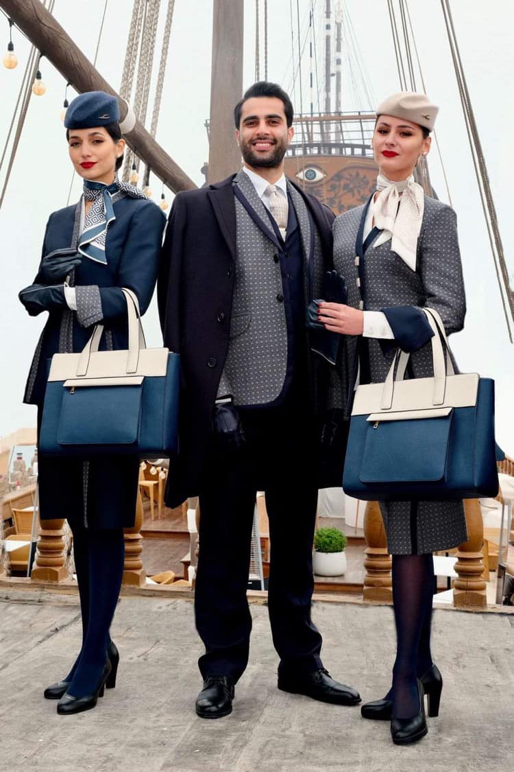 Kuwait Airways unveils its new crew uniform designed by Italian Fashion