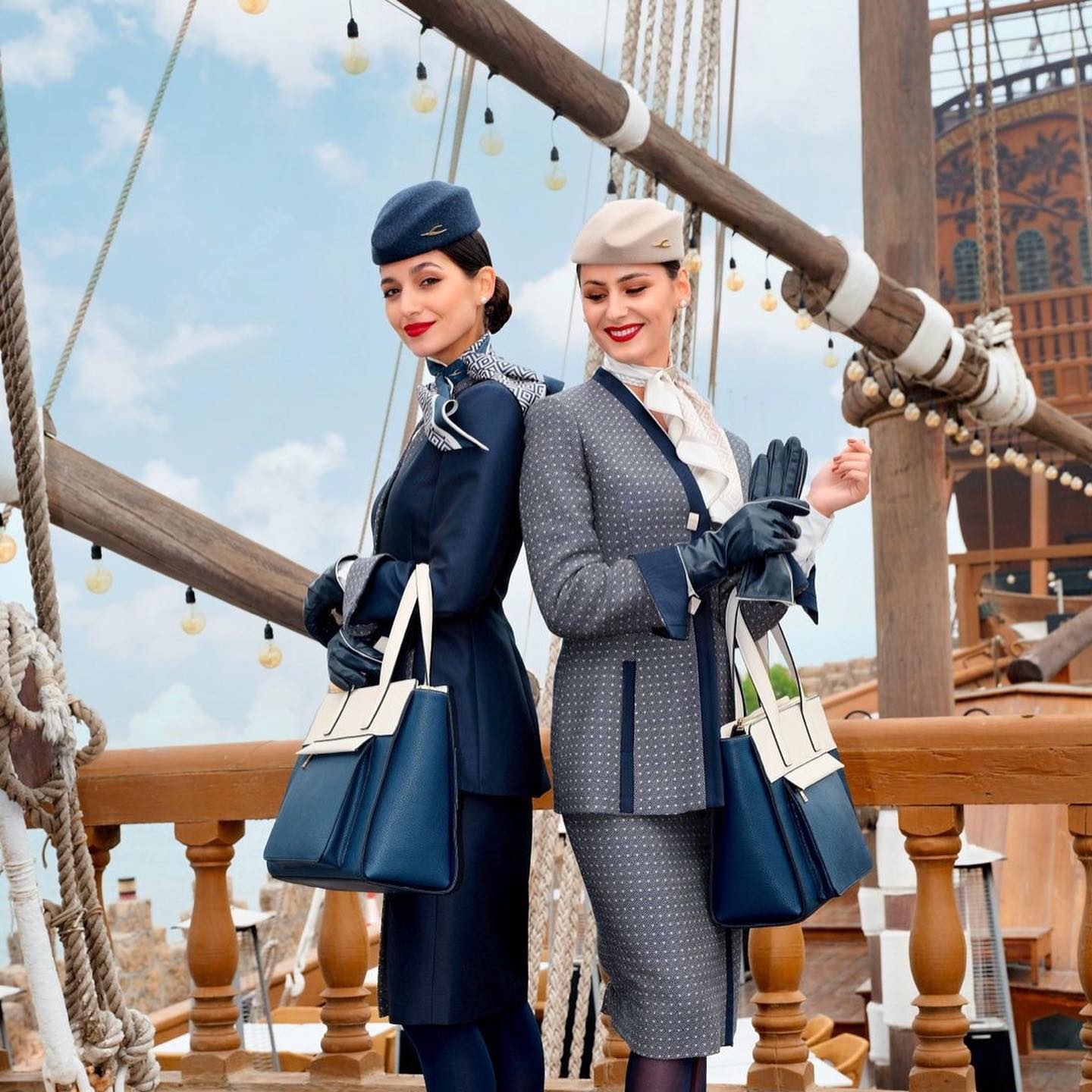 Kuwait Airways unveils its new crew uniform designed by Italian Fashion