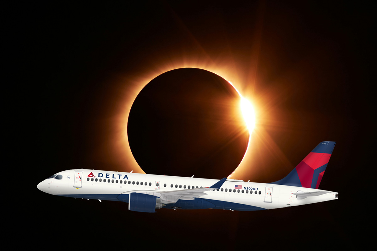 Eclipse viewing at 30,000 feet Delta to offer pathoftotality flight