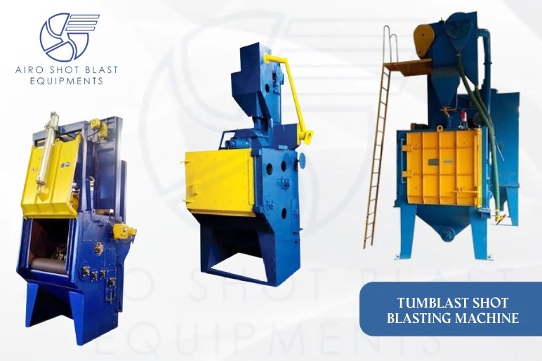 Tumblast shot blasting machine price Belt, tumble Type Shot Blasting