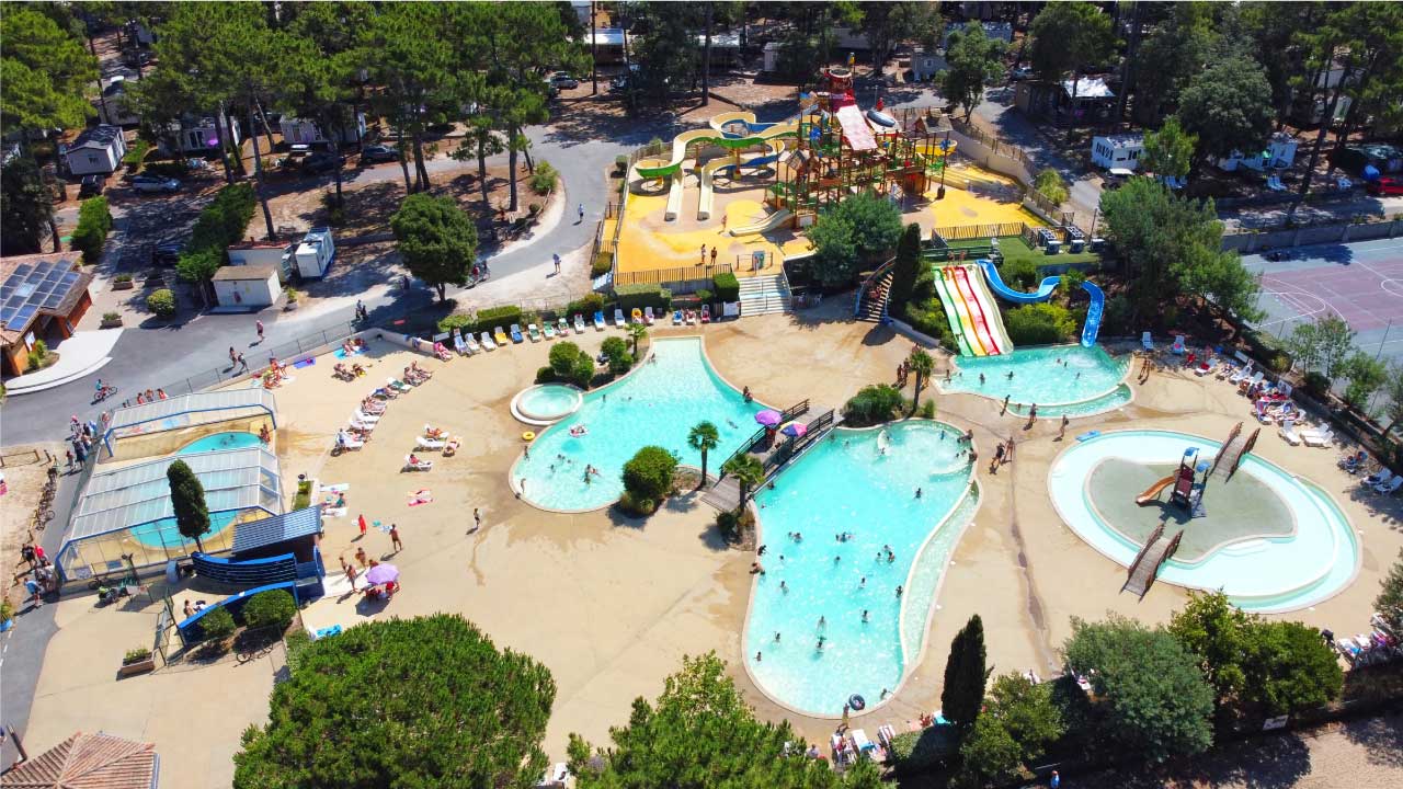 Camping La Cote D Argent à Hourtin Plage Airotel