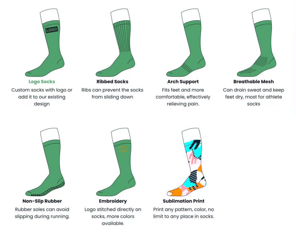 Services Of Quality Custom Socks Manufacturers Airsocks