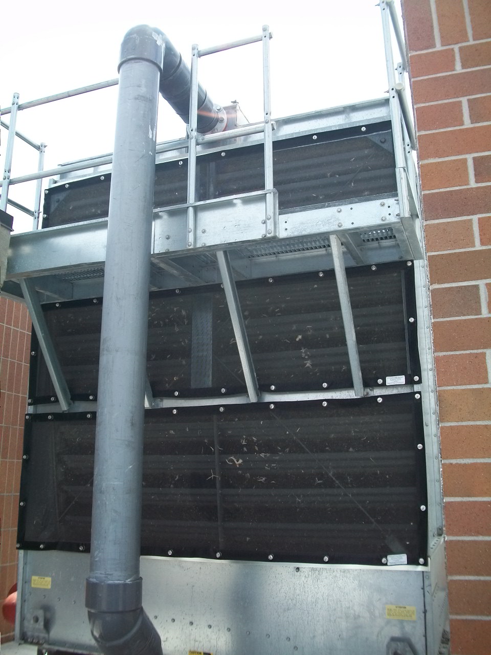 Cottonwood Filter Screens on Marley Cooling Tower Industrial Grade