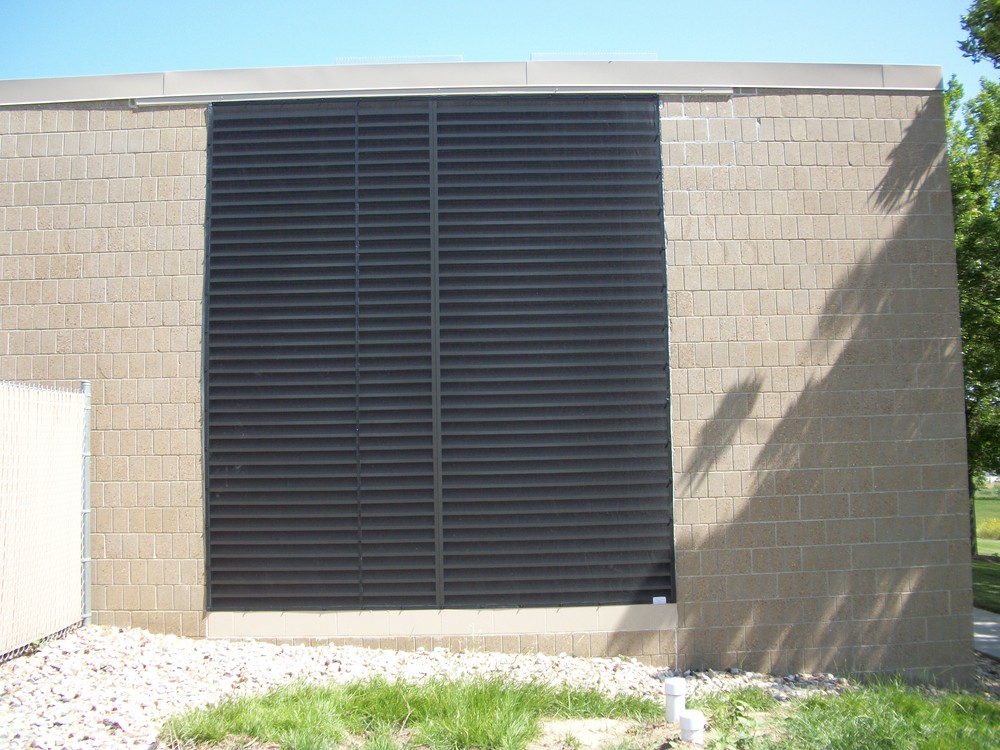 Air Intake Screens (cottonwood Filter Screen) on Louver Air Solution Company