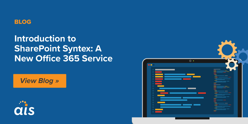 Introduction to SharePoint Syntex A New Office 365