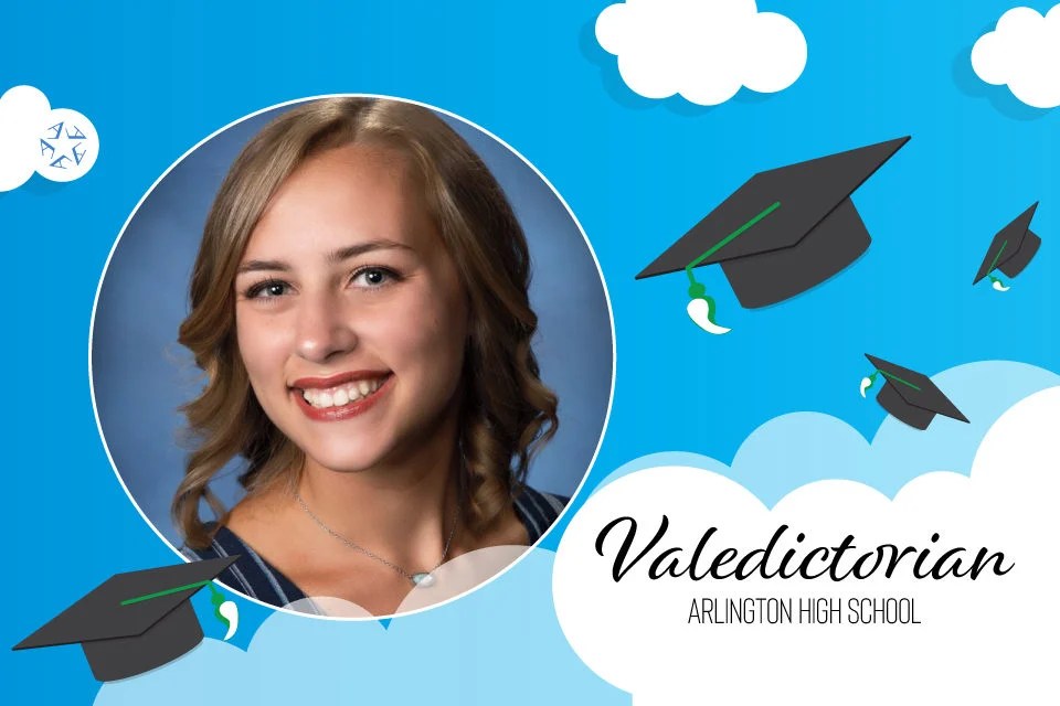 Arlington High School valedictorian shares memories and advice