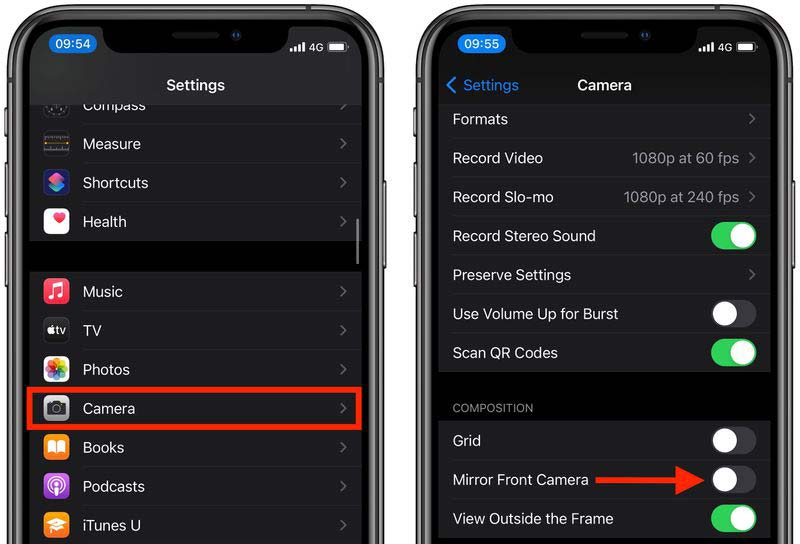 How to Mirror an Image on iPhone Mirror Flip iPhone Photos
