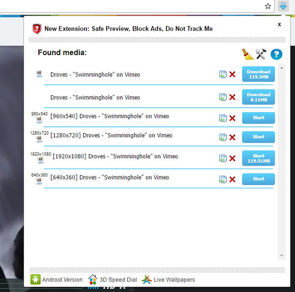 DownloaderHelper pour Chrome Télécharger des vidéos sur Chrome