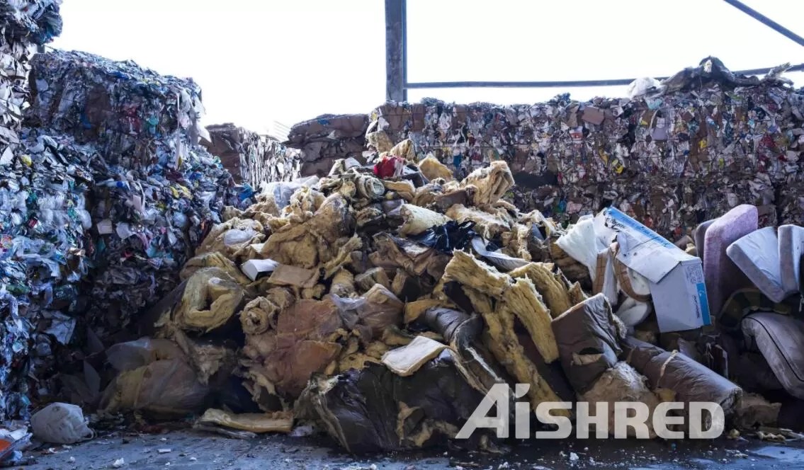 AIShred Industrial Shredders for Recycling of Waste Mineral Wool GEP