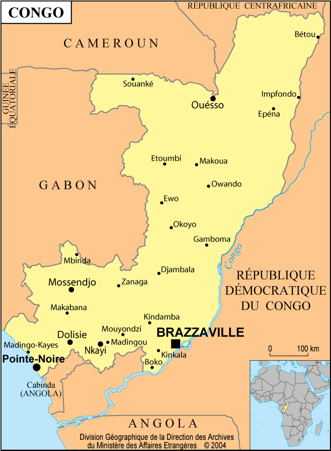 Les Points Douloureux De L'afrique Congo Carte Congo EN AISTRESOR