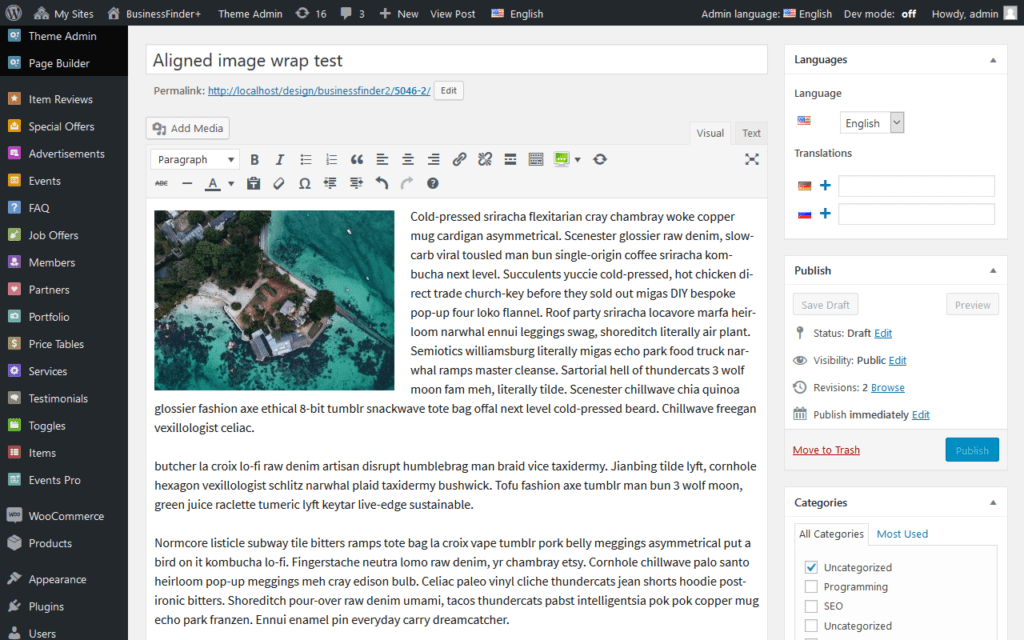 4 Ways to Wrap Text Around Image in WordPress AitThemes