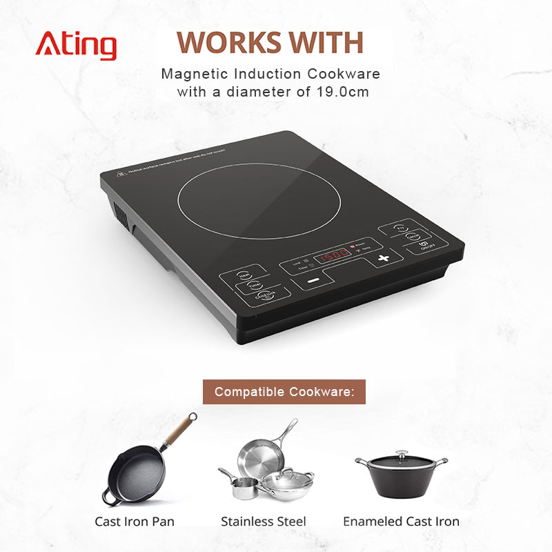 IHF1800D,1800W/120V touch control portable induction cooktop