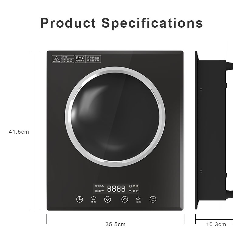 AT28A, 2800W big power induction cooker, touch control induction hob