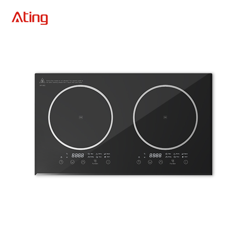 AT35C, 3500W builtin double burner induction hob