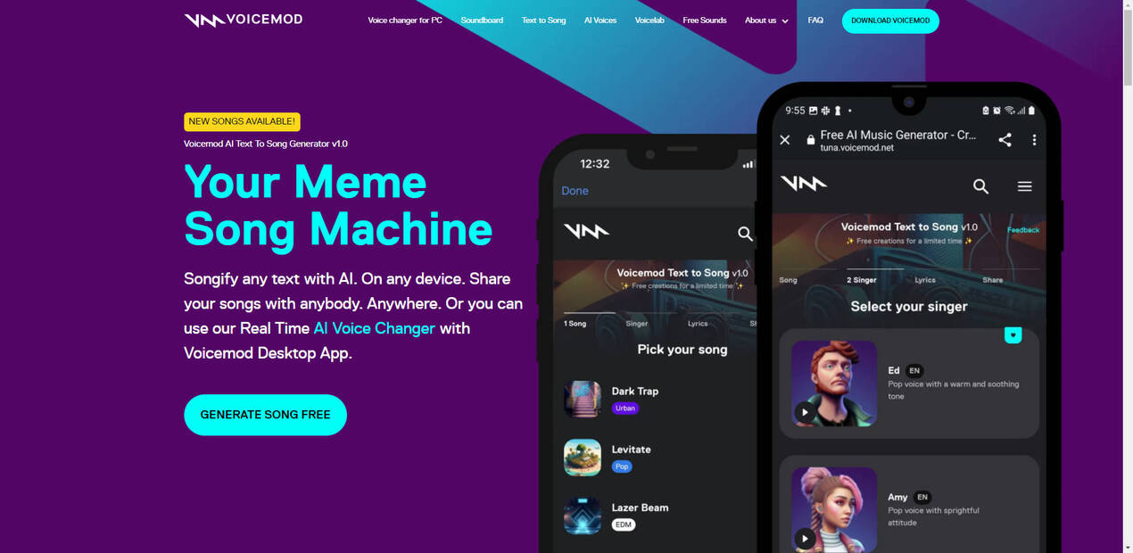Voicemod AI Text To Song Generator Reseñas, características, precios y