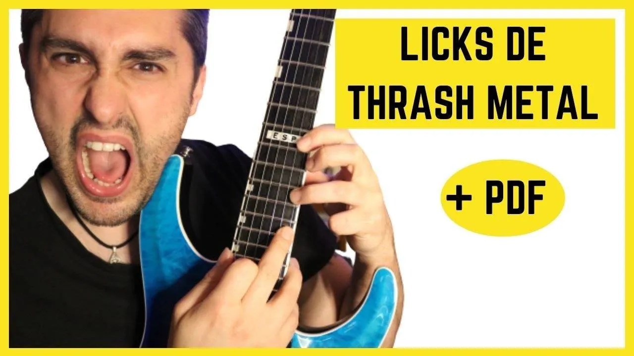 7 LICKS de Thrash Metal para Guitarra Eléctrica Aitor EpaS Guitar