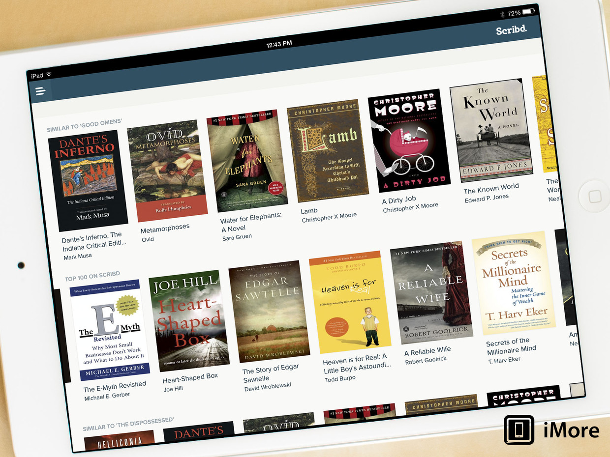 Scribd offers ebook subscriptions for 8.99 a month