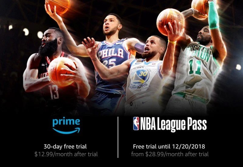 NBA League Pass is free on Amazon Prime Video Channels through Dec. 20
