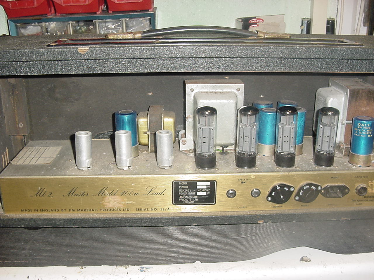 Marshall 100w Master volume Valve Guitar Amplifier repair