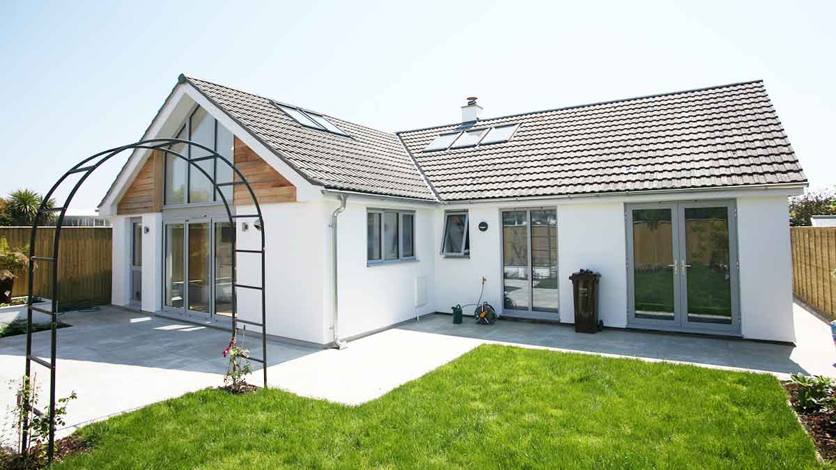 Carnon Downs, Truro Detached dwelling extension
