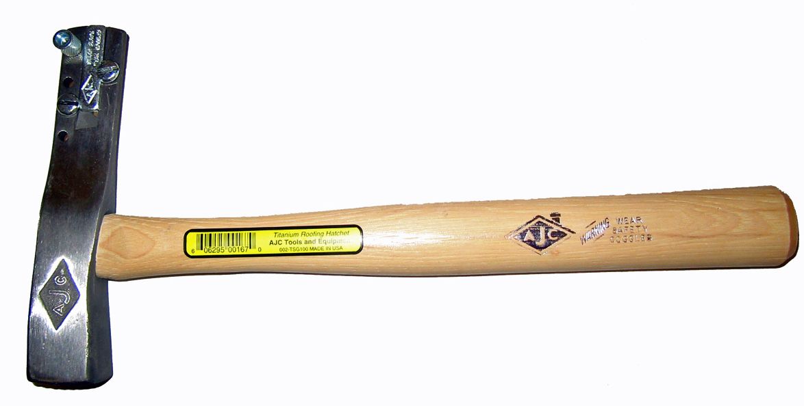 Roofing Hatchet Shop Our Titanium Roofing Hatchet AJC Tools