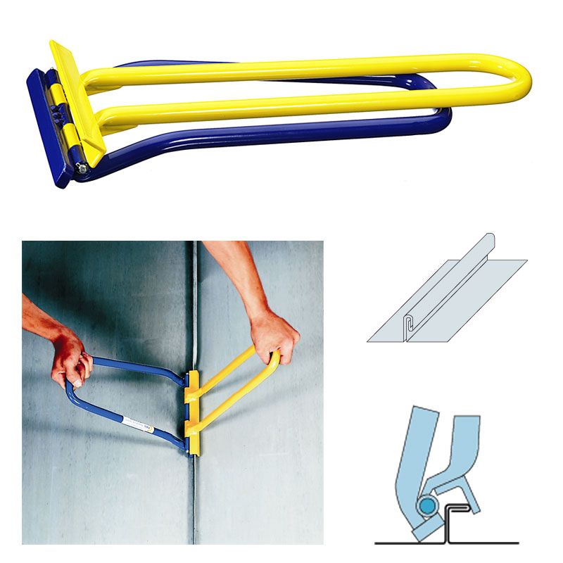 Double Lock Standing Seam Metal Roof Seamer Tool