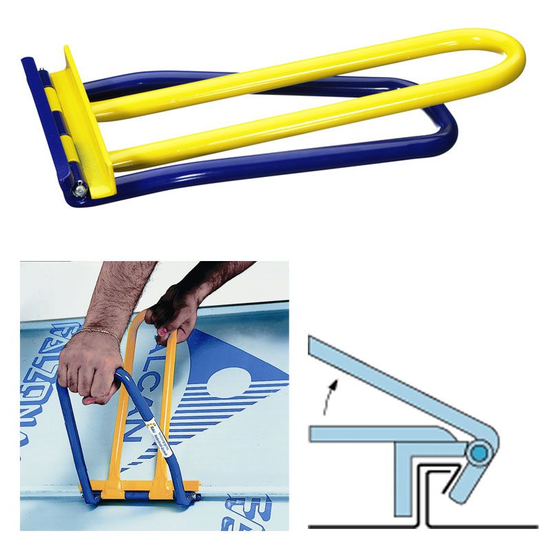 Single Lock Seamer Purchase A New 9" Single Lock Seamer For Roofing