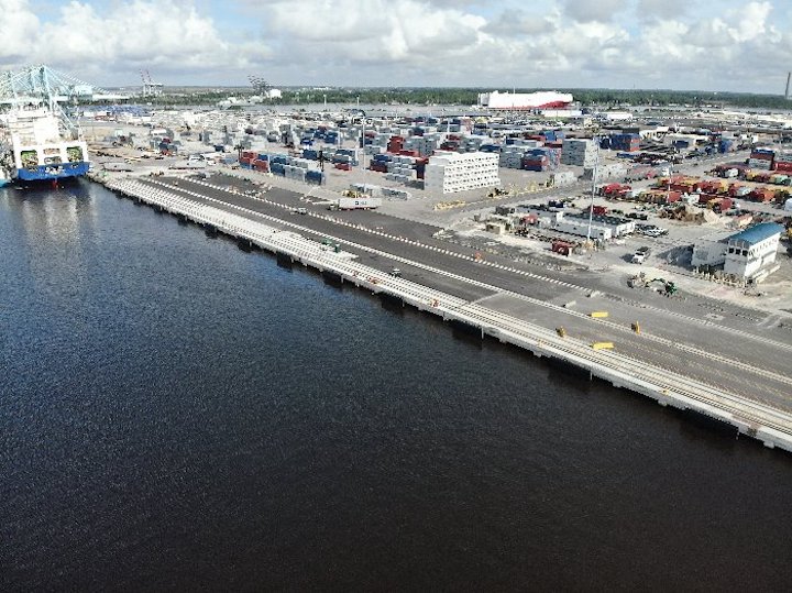 JAXPORT completes final phase of 100 million in berth improvements to