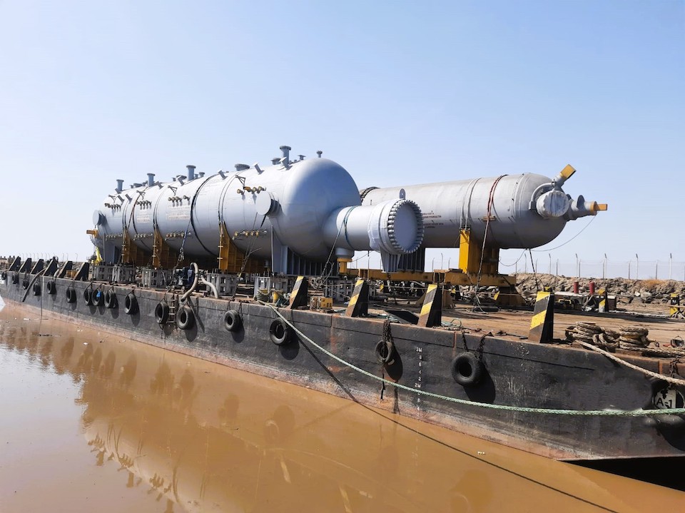 Total Movements delivers Super OD cargo for Greenfield LNG Plant in