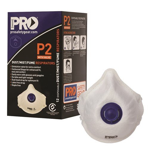 Buy PC321 Prochoice Dust Masks P2 + Valve 12 Masks at Best Price AJ