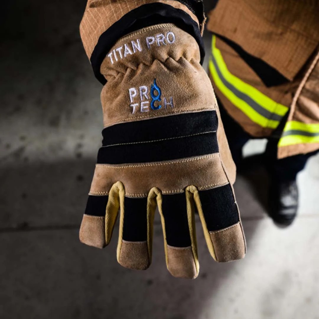 ProTech 8 Titan Pro Structural Firefighting Gloves AJ Stone A.J