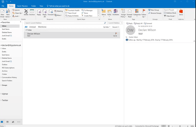 Outlook Training Courses Classroom By AJ