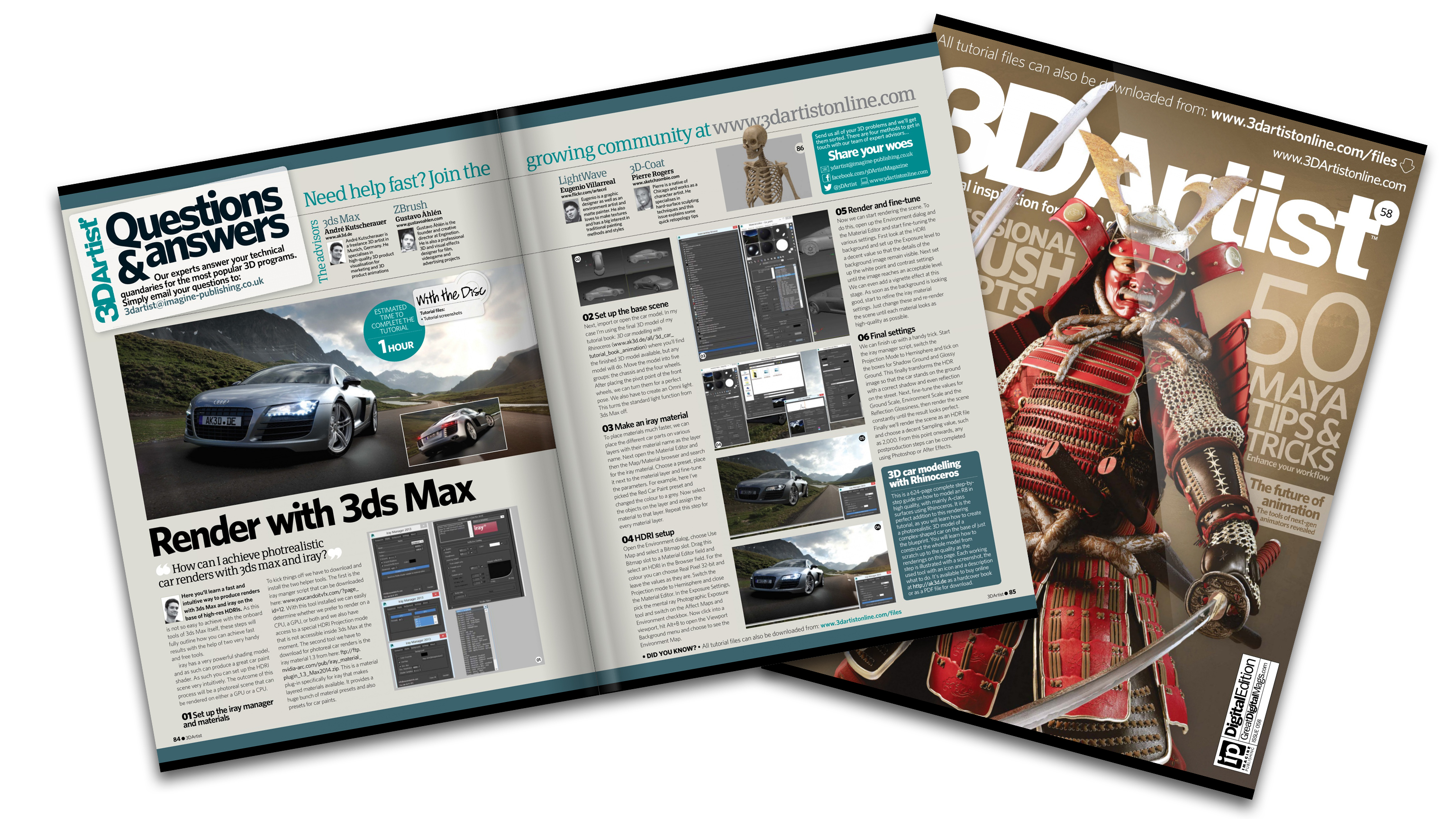 3d Artist Magazine Rendering With 3ds Max And Nvidia Iray Ak3d