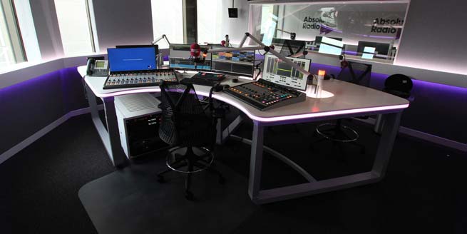 AKA Design Radio studio furniture and voice over recording tables