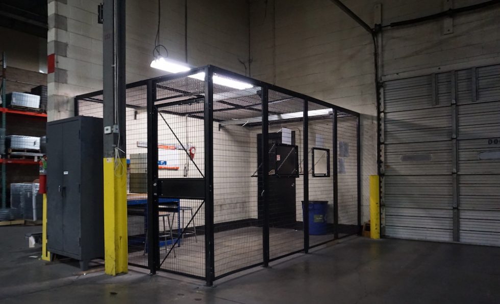 Warehouse Security Cages AK Material Handling Systems